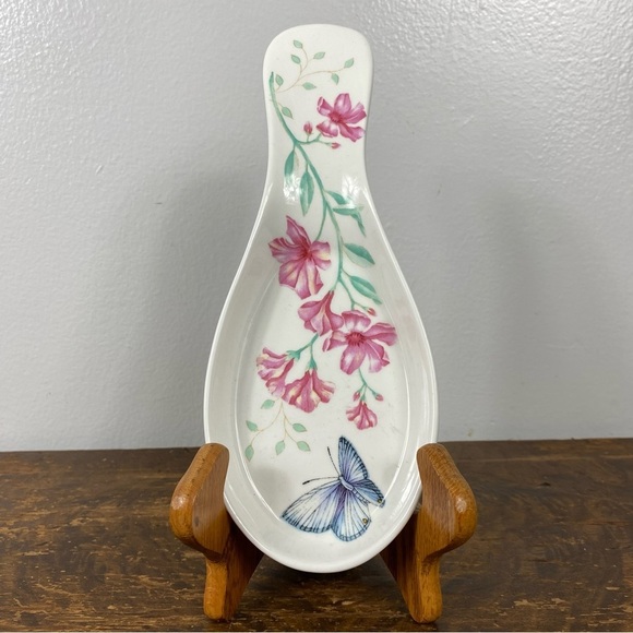 Lennox Butterfly Meadow spoon rest - Picture 1 of 5